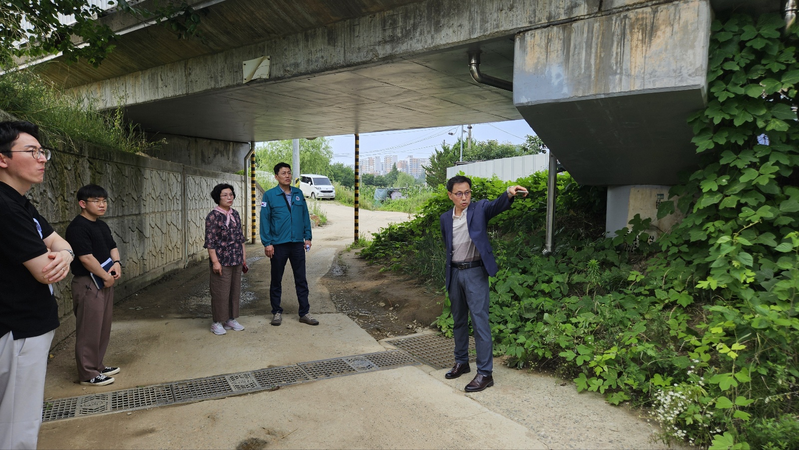 옥련지구 등 침수취약구간 점검(2024. 7. 11.) 이미지