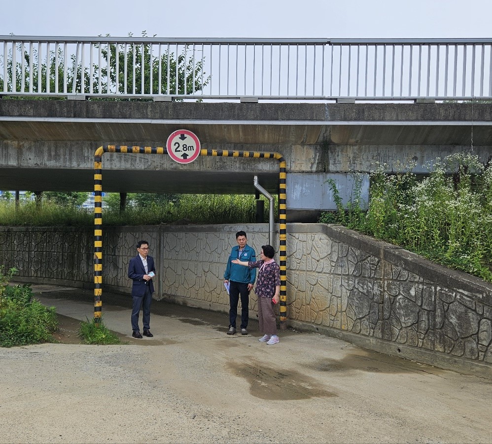 옥련지구 등 침수취약구간 점검(2024. 7. 11.) 이미지